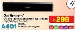 GO SMART GS-BTS-23 TAŞINABİLİR KABLOSUZ HOPARLÖR